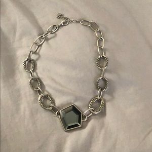 The Limited Grey Jewel Statement Necklace